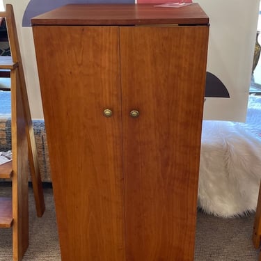 Multi Purpose Cabinet<br />Drawer Inside with Hanging File Folder<br />Antique Cherry Veneer<br />W 23.25 x L 22 x H 46.5