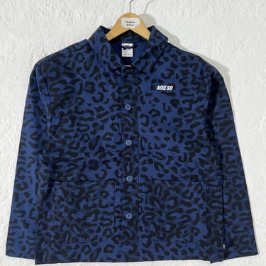 Nike SB Cheetah Print Button Up Size XS