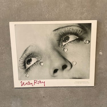 Vintage Man Ray "Larmes (Tears)" Fine Art Print 1988 Exhibition Poster