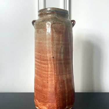 Tall Studio Pottery Ceramic Glazed Vase by Warren Mackinzie
