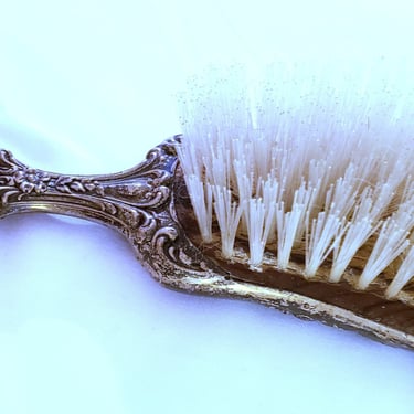 Antique Art Nouveau Sterling Hairbrush 
