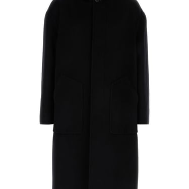 Giorgio Armani Men Black Cashmere Blend Coat