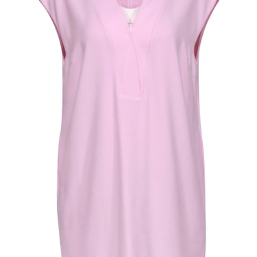 Finders Keepers - Light Pink Cap Sleeve "Electric City" Shift Dress Sz L