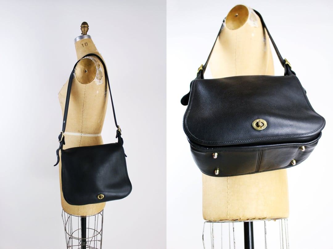 Coach Black Vintage Handbags