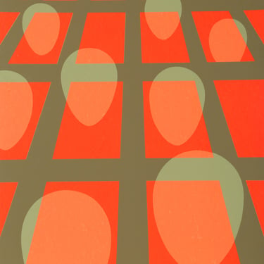 Faces in Grid (Red) 