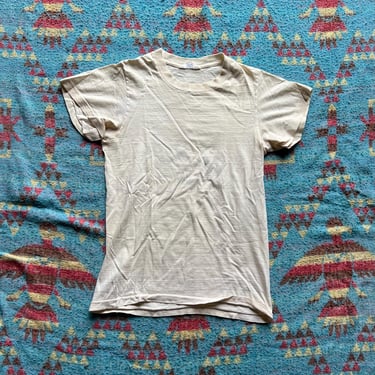 Vintage 1950s Pilgrim Blank White Tee 