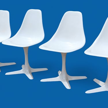 Mid Century Modern Burke Tulip Chairs 