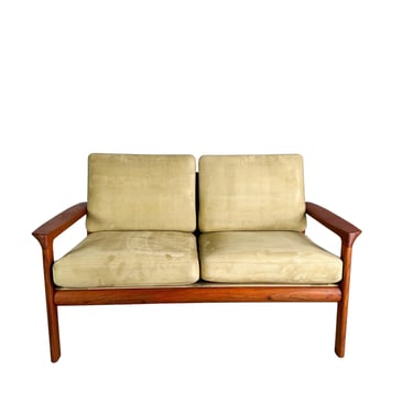 Original Midcentury Sofa Sven Ellekär Couch Comfort Teak 1960 