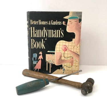 Better Homes and Gardens Handyman's Book - 1957 - home repair reference book 
