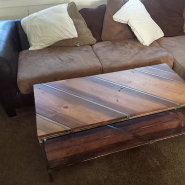 Steel Inlay Coffee Table