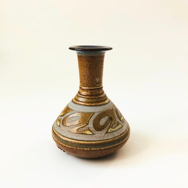 Two Toned Studio Pottery Vase 