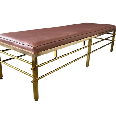 1950s Tommi Parzinger for Parzinger Originals Brass Bench