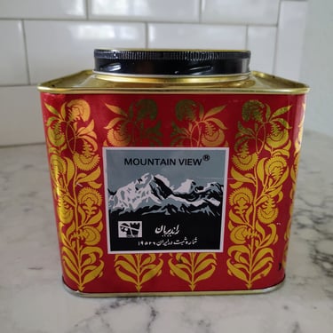 Vintage Tea Tin India's Finest Darjeeling Tea 