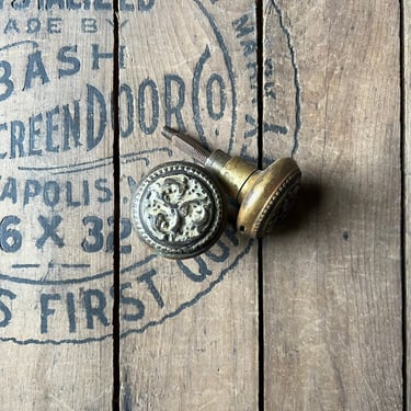 Ca. 1890s Russell & Erwin Harrington Doorknobs Victorian Era Salvage G-10800 