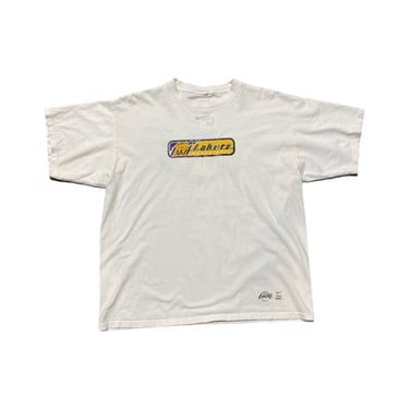 (L) White Nike Sports Team Los Angeles Lakers T-Shirt 081822 JF
