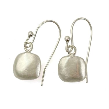 Philippa Roberts | Puffy Square Earrings Silver