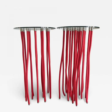 Pair of Tall ORG tables by Fabio Novembre for Cappellini
