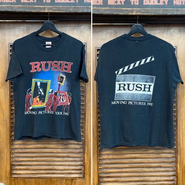 1981 RUSH Moving Pictures Tour Tee // vintage 80s 1980s | Fenix