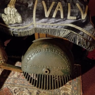 1910's Cast Iron Antique ROCKWOOD Building Alarm Worcester Massachusetts  