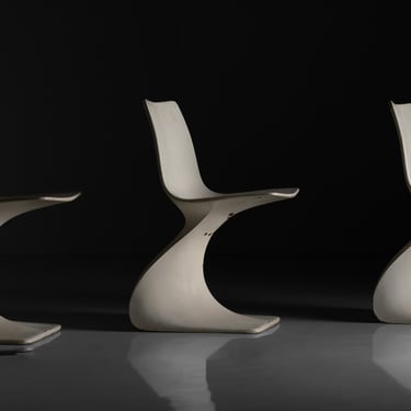 Curved Fiberglass Chairs