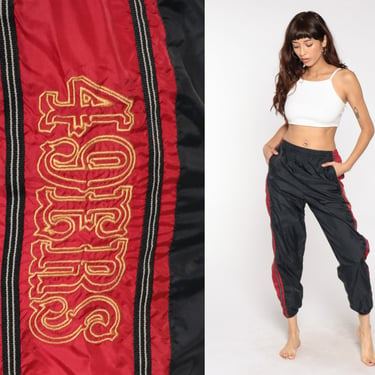 90s 49ers Track Pants San Francisco Jogging Pants NFL Pants, Shop Exile