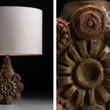 Studio Pottery Lamp by Bernard Rooke