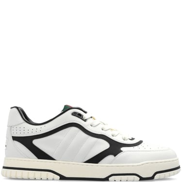 Gucci Men Re-Web Leather Sneakers