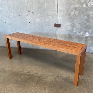 Vintage Oak Entryway Table Parsons Console