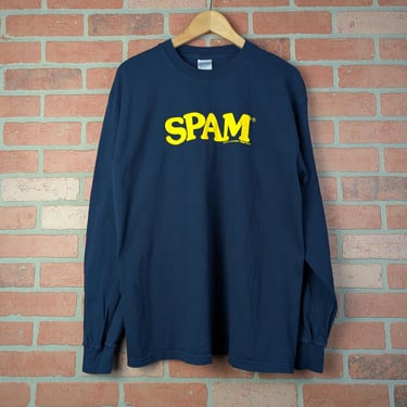 Vintage 90s Spam ORIGINAL Longsleeve Promo Tee - Large 