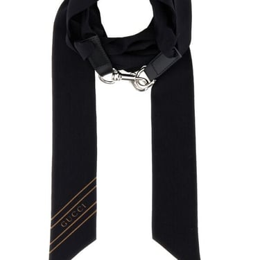 Gucci Man Black Crepe Tie