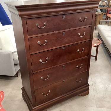 Cherry Tallboy Dresser