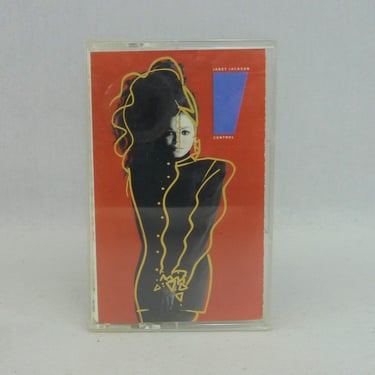 Janet Jackson - Control (1986) - Vintage 1980s cassette tape - Nasty, What Have You Done For Me Lately, When I Think of You 