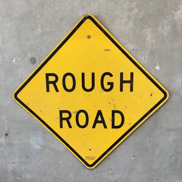 Rough Road Street Sign