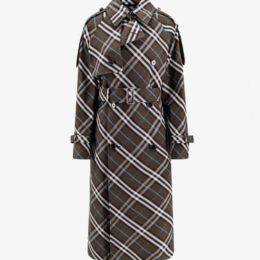 Burberry Woman Trench Woman Multicolor Trench Coats
