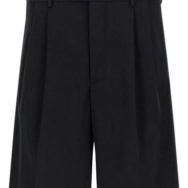 Auralee Men Wool Bermuda Shorts