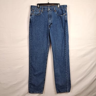 Vintage 90s Levi Strauss High Rise Jeans, Size 37 Waist 