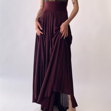 Gaultier Plum Skirt (S-M)