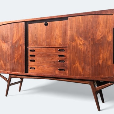 Mid Century Danish Modern Kurt Ostervig Cocktail Cabinet 