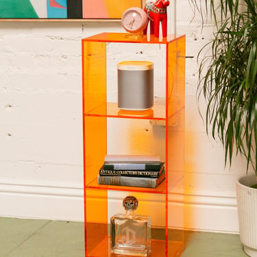 Orange Acrylic Shelf