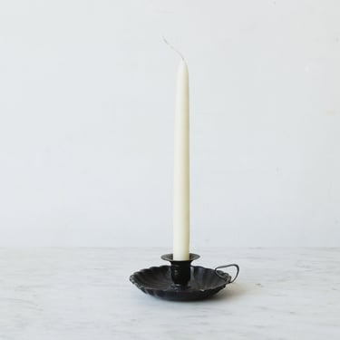 Vintage Enamel Chamber Candlestick