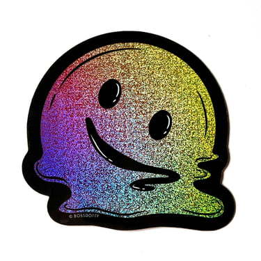 Sticker | Melting Glitter Smile