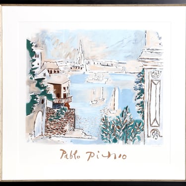 Pablo Picasso, Paysage de Dinard, Lithograph 