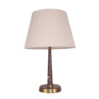 #1593 Table Lamp Wrapped in Leather by Hans Bergstrom