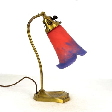Art Nouveau table lamp Le Verre Francais Charles Ernst Schneider 1910 1920 Art Nouveau lamp vintage lamp design table lamp light 20s 