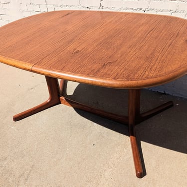 Mid Century Danish Modern Teak Dining Table by Gudme Mbfbk 