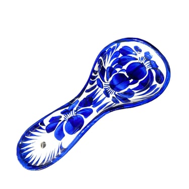 MXLD Blue Talavera Spoon Rest