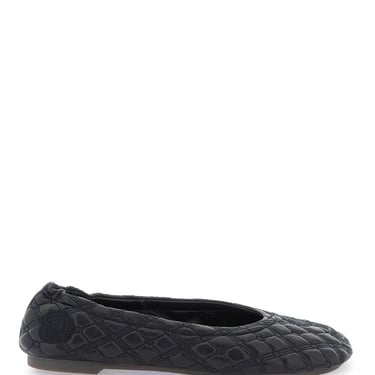Burberry Quilted Leather Sadler Ballet Flats Women