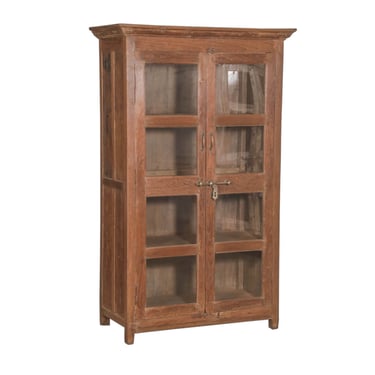 Teak Cabinet with Glass