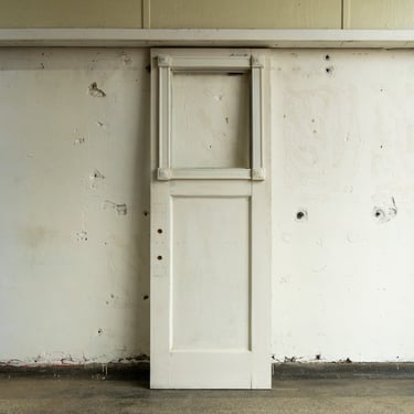 White Flower Rosette Door