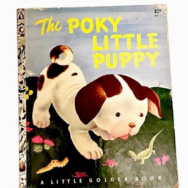 1942 Little Golden Book FIRST EDITION “The Poky Little Puppy” Rare!! “A” 